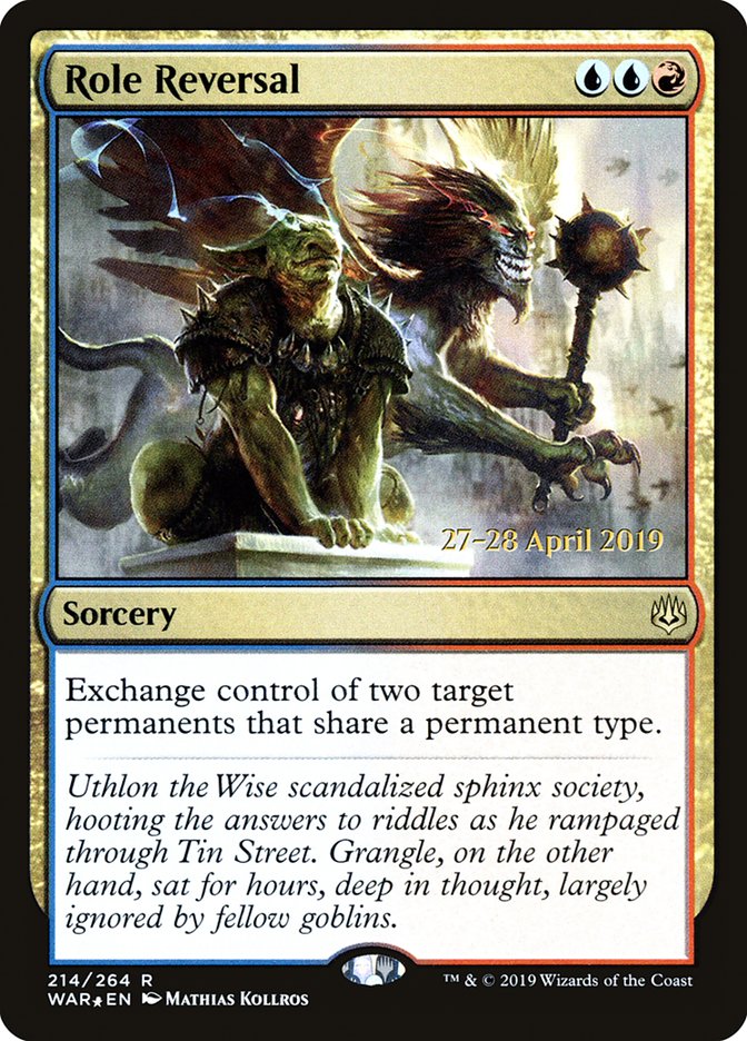 Role Reversal (214) [War of the Spark Prerelease Promos] | Odin's Place