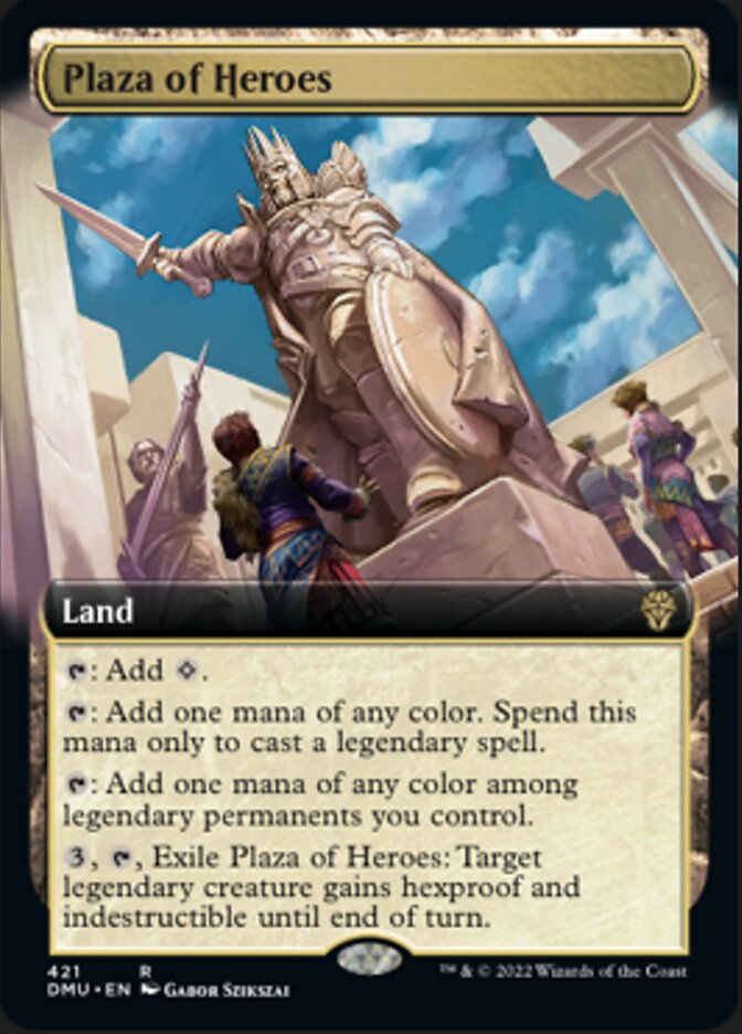 Plaza of Heroes (Extended Art) [Dominaria United] | Odin's Place