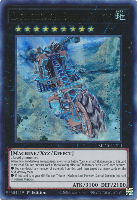 Infinitrack Earth Slicer [MP20-EN214] Ultra Rare | Odin's Place