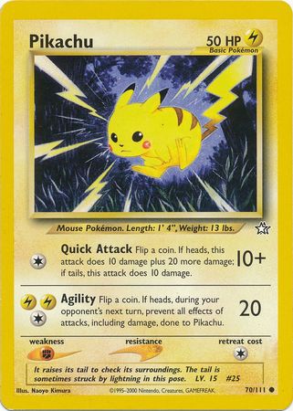 Pikachu (70/111) [Neo Genesis Unlimited] | Odin's Place