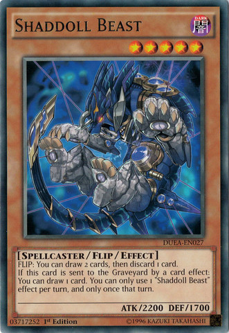 Shaddoll Beast [DUEA-EN027] Rare | Odin's Place