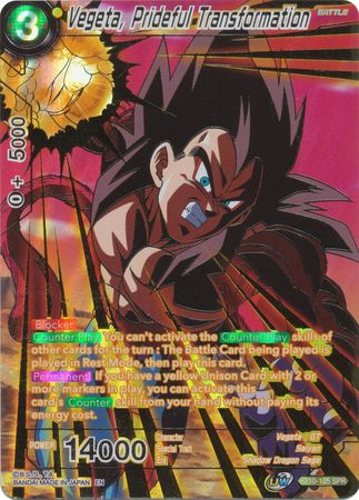 Vegeta, Prideful Transformation (SPR) (BT10-105) [Rise of the Unison Warrior 2nd Edition] | Odin's Place