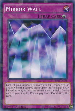 Mirror Wall [BP03-EN188] Shatterfoil Rare | Odin's Place