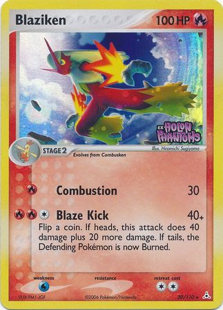 Blaziken (20/110) (Stamped) [EX: Holon Phantoms] | Odin's Place