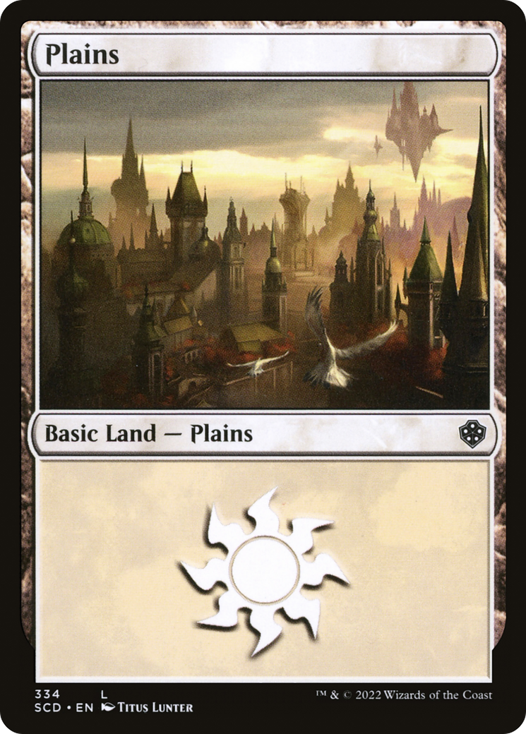 Plains (334) [Starter Commander Decks] | Odin's Place