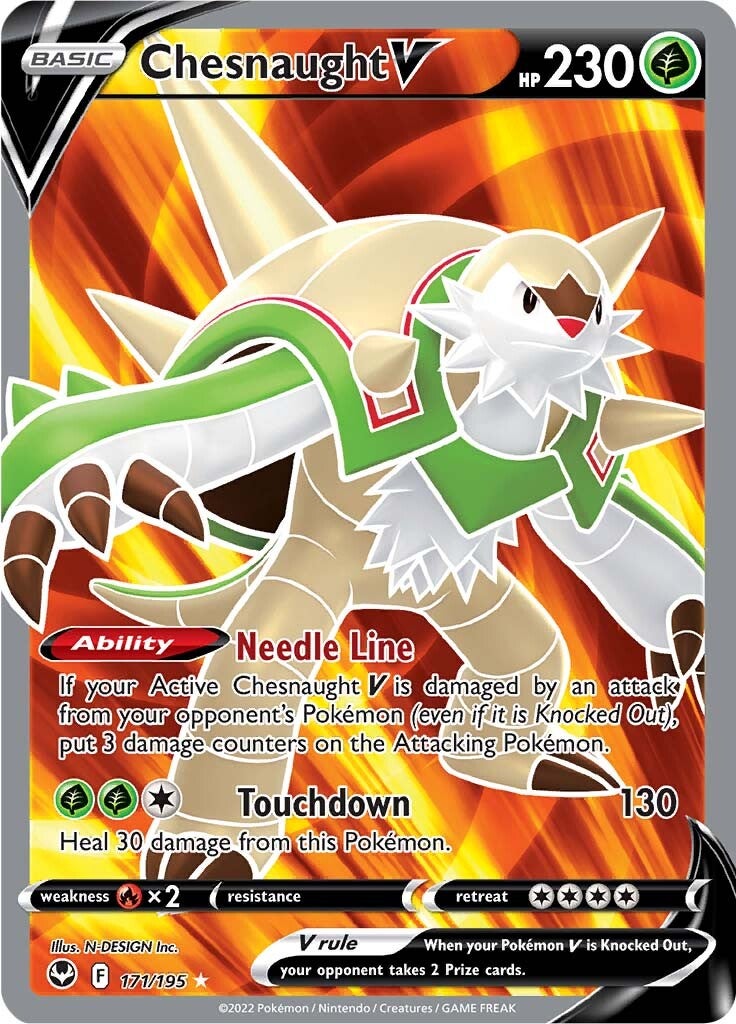 Chesnaught V (171/195) [Sword & Shield: Silver Tempest] | Odin's Place