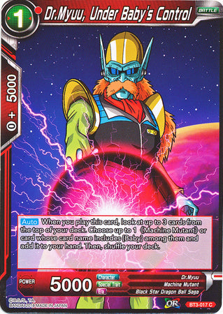 Dr.Myuu, Under Baby's Control (BT3-017) [Cross Worlds] | Odin's Place