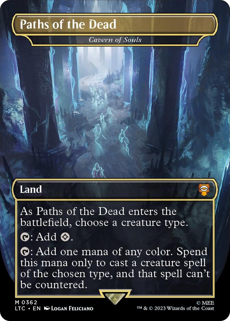 Paths of the Dead - Cavern of Souls (Surge Foil Realms and Relics) [The Lord of the Rings: Tales of Middle-Earth Commander] | Odin's Place