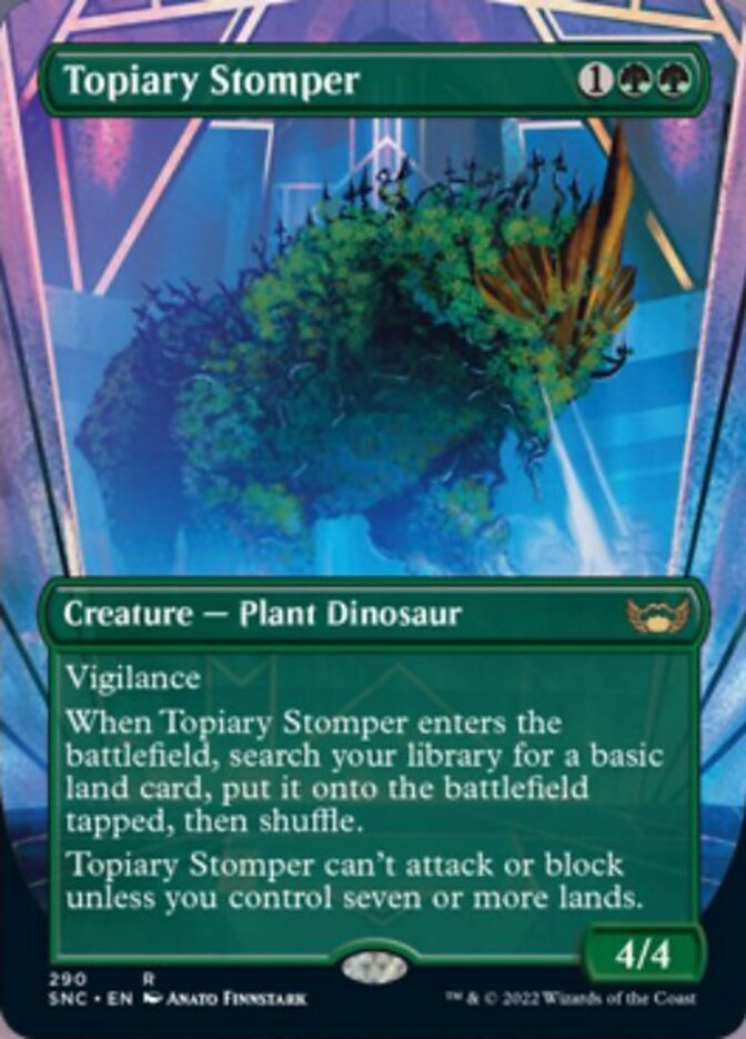 Topiary Stomper (Borderless Alternate Art) [Streets of New Capenna] | Odin's Place
