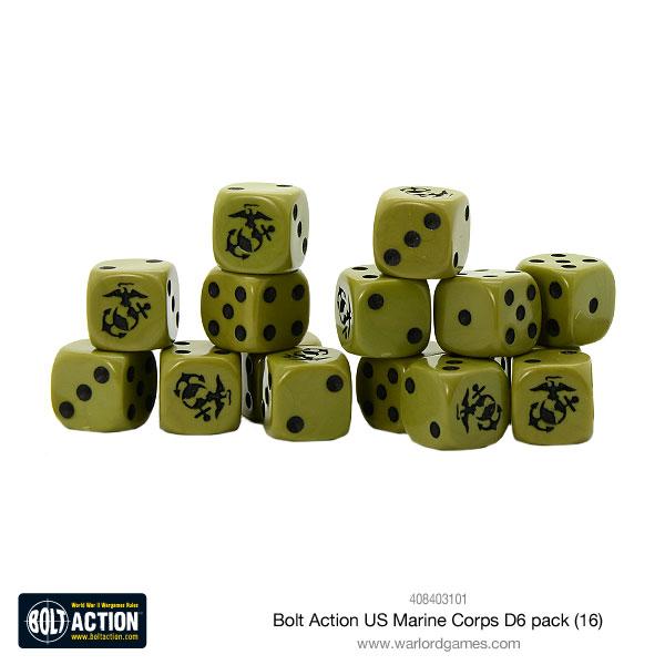 Bolt Action: US Marine Corps Dice Set | Odin's Place