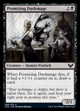 Promising Duskmage [Strixhaven: School of Mages] | Odin's Place