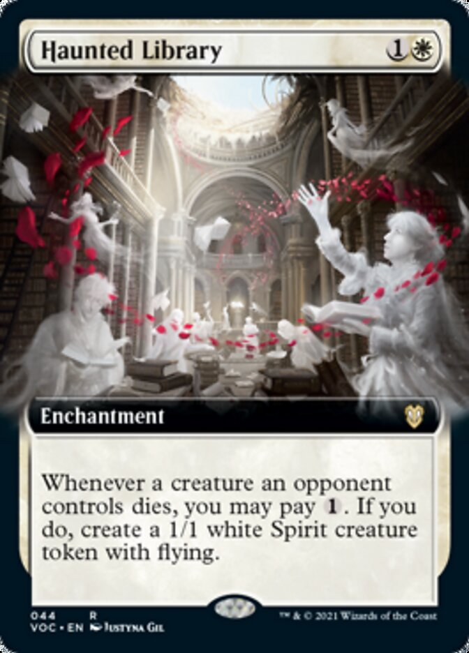 Haunted Library (Extended Art) [Innistrad: Crimson Vow Commander] | Odin's Place