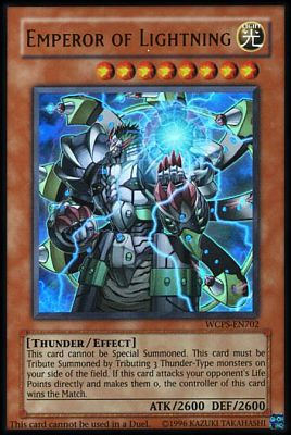 Emperor of Lightning [WCPS-EN702] Ultra Rare | Odin's Place