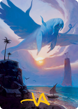 Aeromoeba Art Card (Gold-Stamped Signature) [Modern Horizons 2 Art Series] | Odin's Place