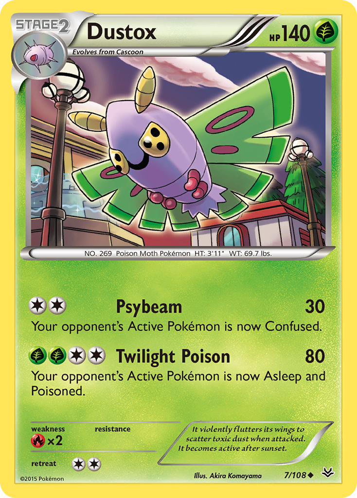 Dustox (7/108) [XY: Roaring Skies] | Odin's Place