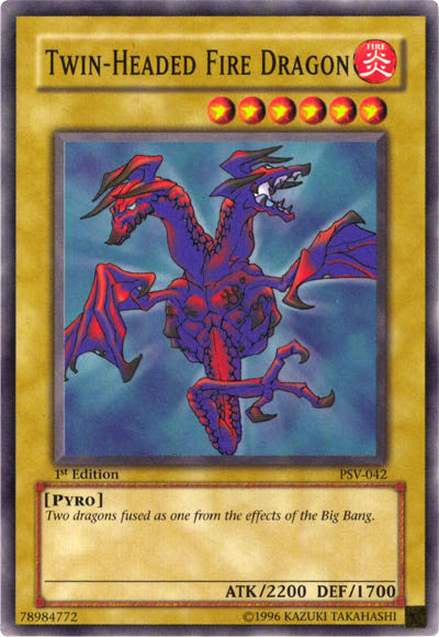 Twin-Headed Fire Dragon [PSV-042] Common | Odin's Place