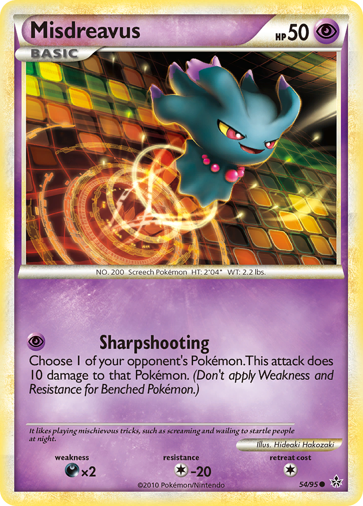 Misdreavus (54/95) [HeartGold & SoulSilver: Unleashed] | Odin's Place