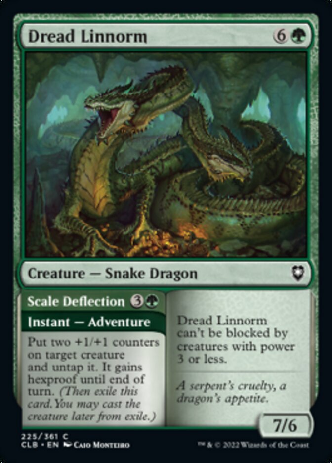 Dread Linnorm // Scale Deflection [Commander Legends: Battle for Baldur's Gate] | Odin's Place