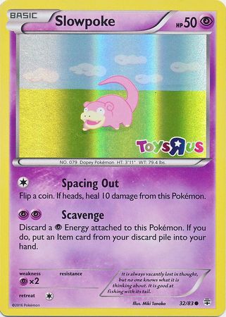 Slowpoke (32/83) (Toys R Us Promo) [XY: Generations] | Odin's Place