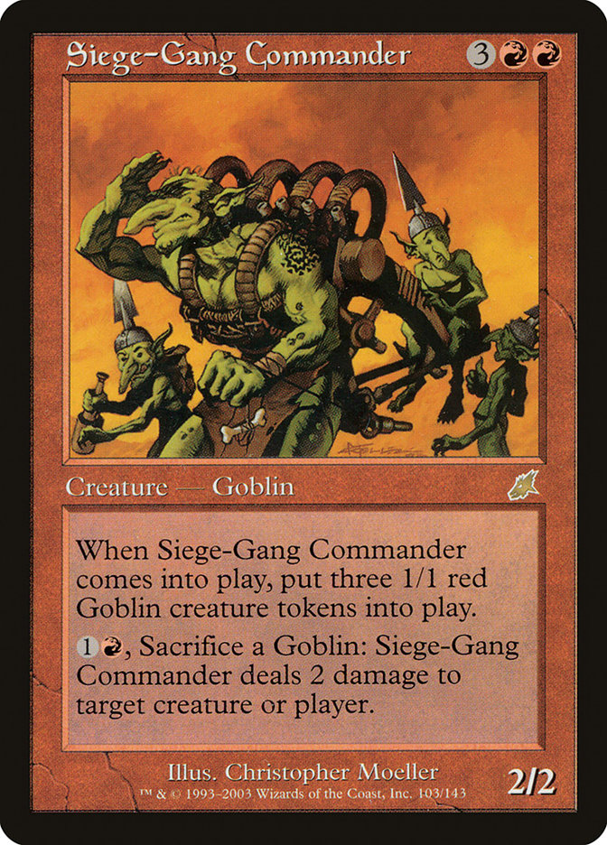 Siege-Gang Commander (103) [Scourge] | Odin's Place