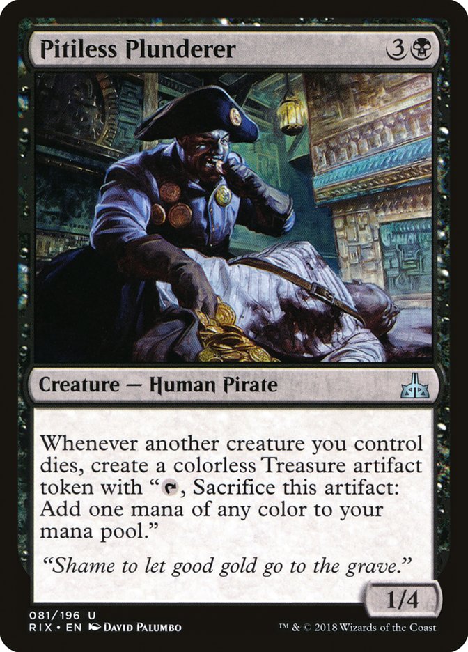 Pitiless Plunderer (81) [Rivals of Ixalan] | Odin's Place