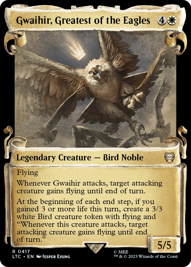Gwaihir, Greatest of the Eagles [The Lord of the Rings: Tales of Middle-Earth Commander Showcase Scrolls] | Odin's Place