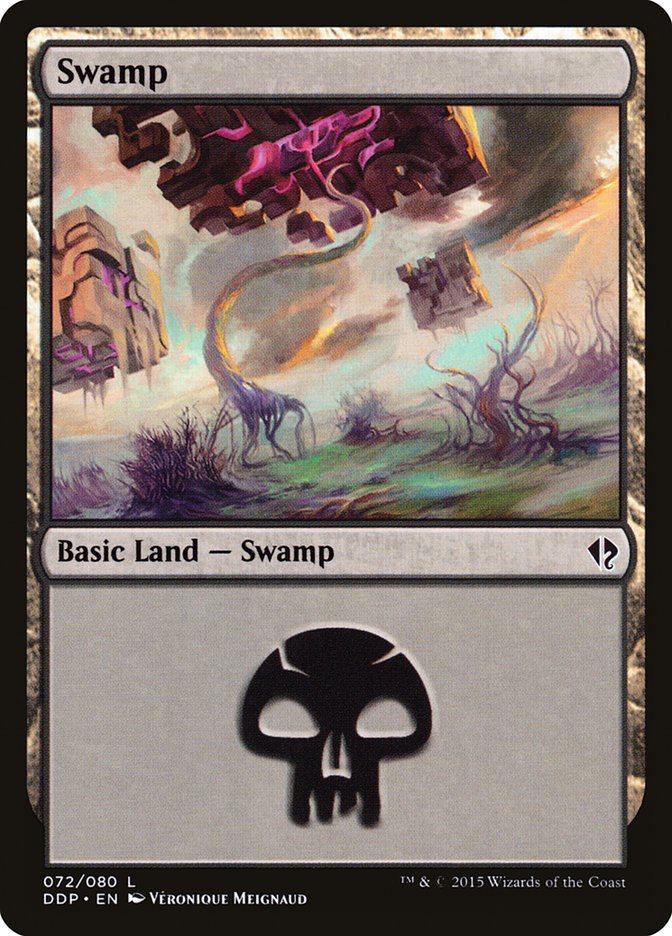 Swamp (72) [Duel Decks: Zendikar vs. Eldrazi] | Odin's Place