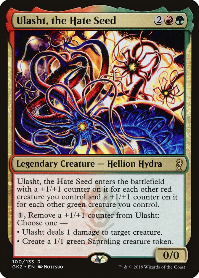 Ulasht, the Hate Seed (100) [Ravnica Allegiance Guild Kit] | Odin's Place
