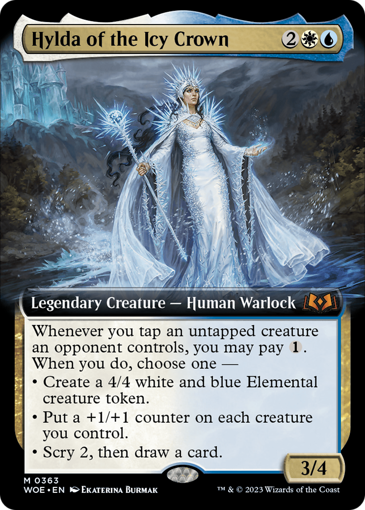 Hylda of the Icy Crown (Extended Art) [Wilds of Eldraine] | Odin's Place