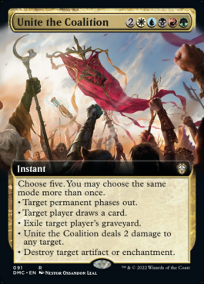 Unite the Coalition (Extended Art) [Dominaria United Commander] | Odin's Place