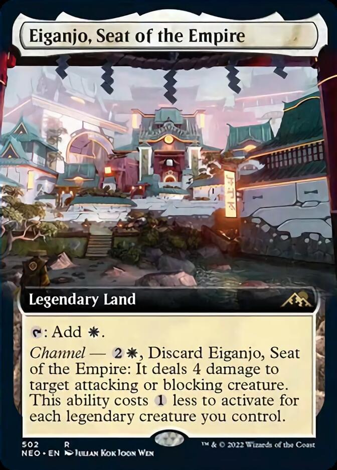 Eiganjo, Seat of the Empire (Extended Art) [Kamigawa: Neon Dynasty] | Odin's Place