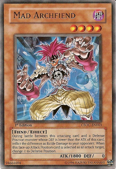 Mad Archfiend [CSOC-EN003] Rare | Odin's Place
