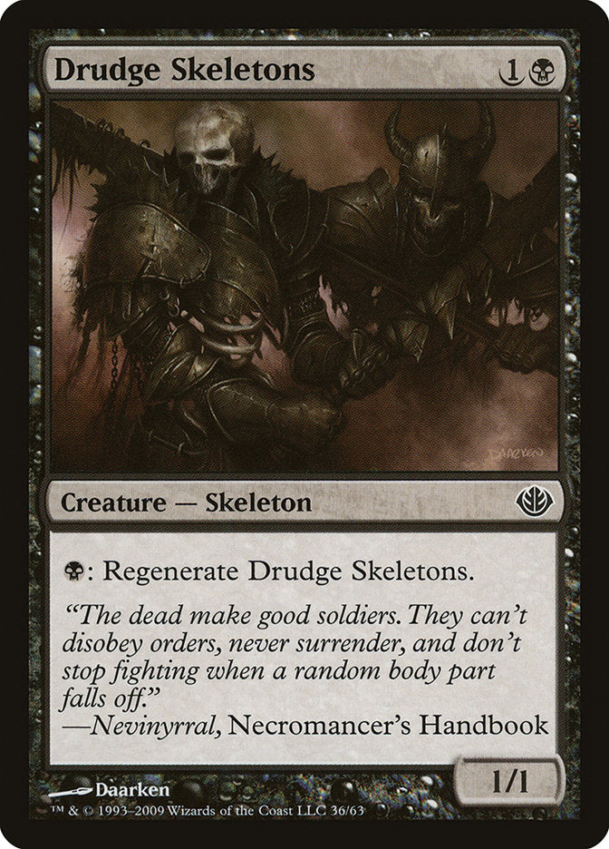 Drudge Skeletons (36) [Duel Decks: Garruk vs. Liliana] | Odin's Place