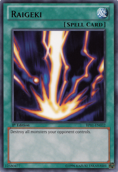 Raigeki [BP01-EN032] Rare | Odin's Place