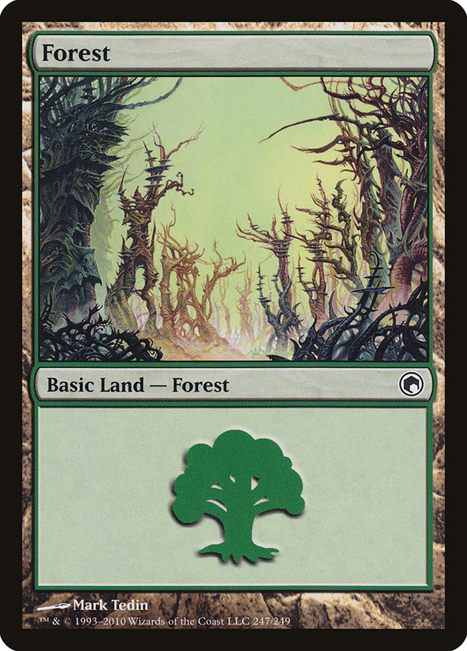 Forest (247) [Scars of Mirrodin] | Odin's Place