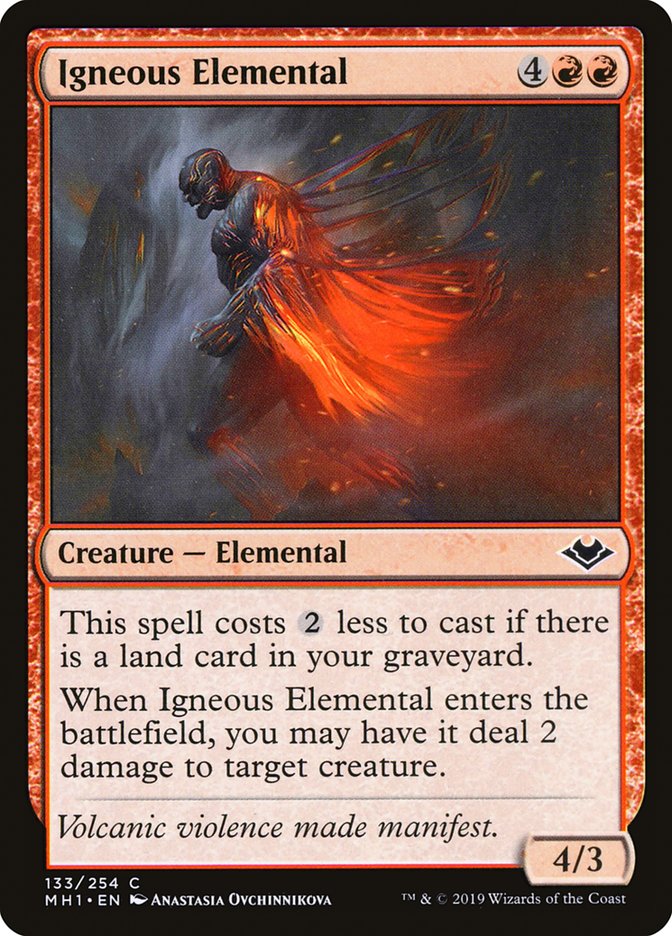 Igneous Elemental (133) [Modern Horizons] | Odin's Place