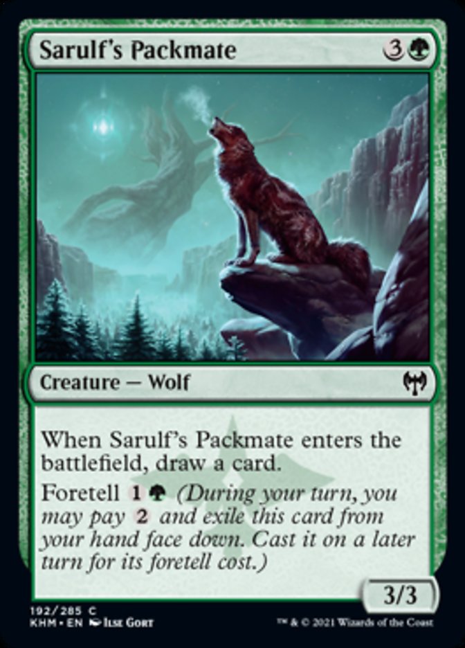 Sarulf's Packmate [Kaldheim] | Odin's Place