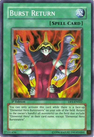 Burst Return [DP1-EN022] Super Rare | Odin's Place