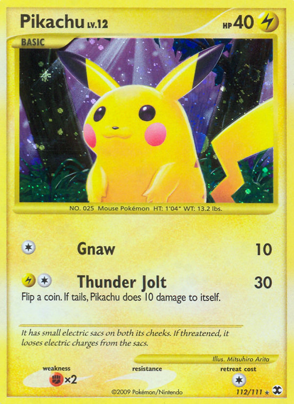 Pikachu (112/111) [Platinum: Rising Rivals] | Odin's Place