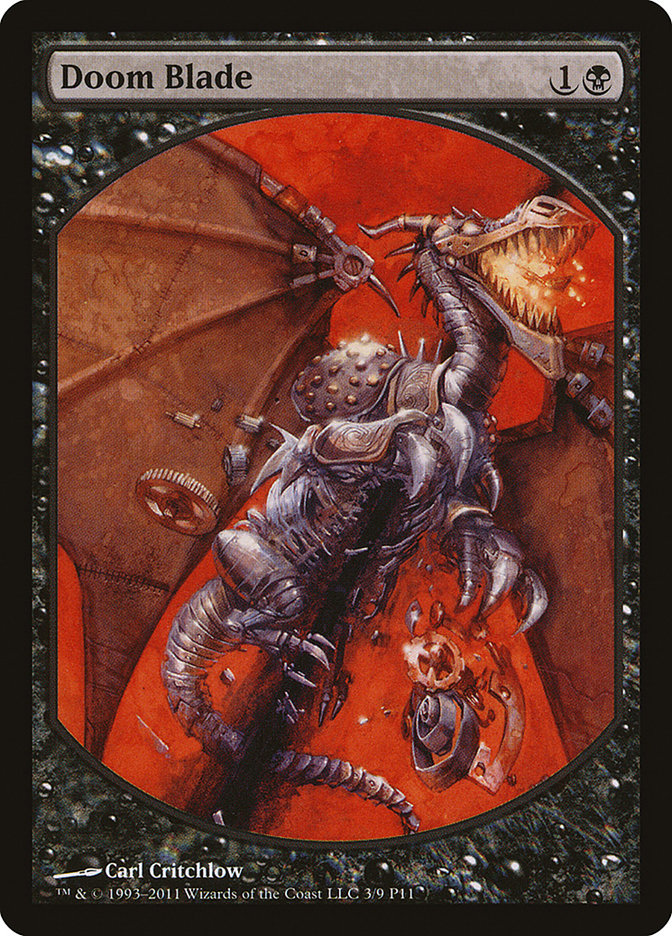 Doom Blade (3) [Magic Player Rewards 2011] | Odin's Place