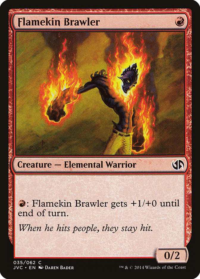 Flamekin Brawler (35) [Duel Decks Anthology] | Odin's Place