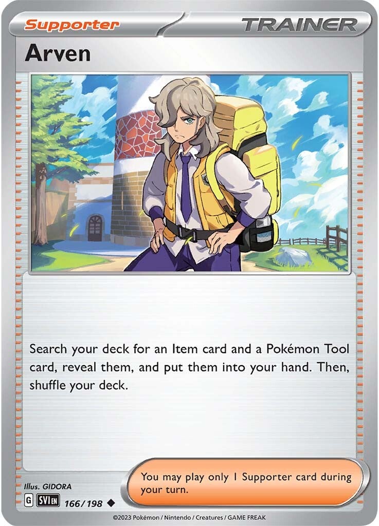 Arven (166/198) [Scarlet & Violet: Base Set] | Odin's Place