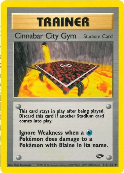 Cinnabar City Gym (113/132) [Gym Challenge Unlimited] | Odin's Place