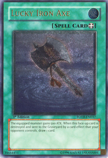 Lucky Iron Axe [FOTB-EN037] Ultimate Rare | Odin's Place
