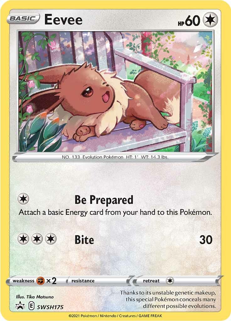 Eevee (SWSH175) [Sword & Shield: Black Star Promos] | Odin's Place
