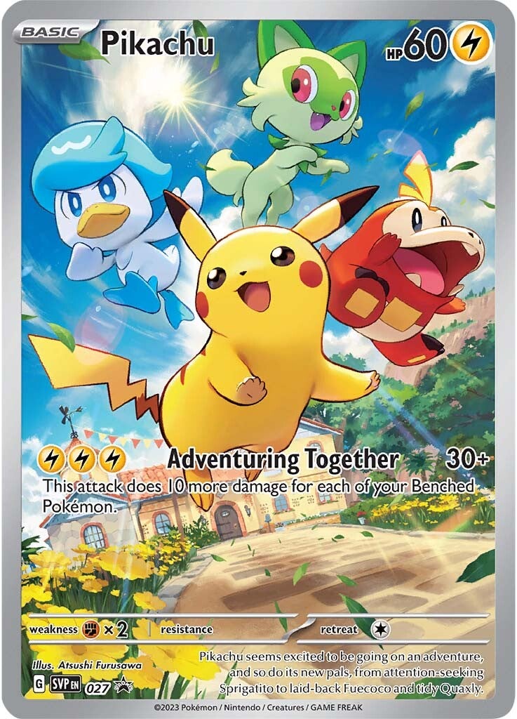Pikachu (027) [Scarlet & Violet: Black Star Promos] | Odin's Place