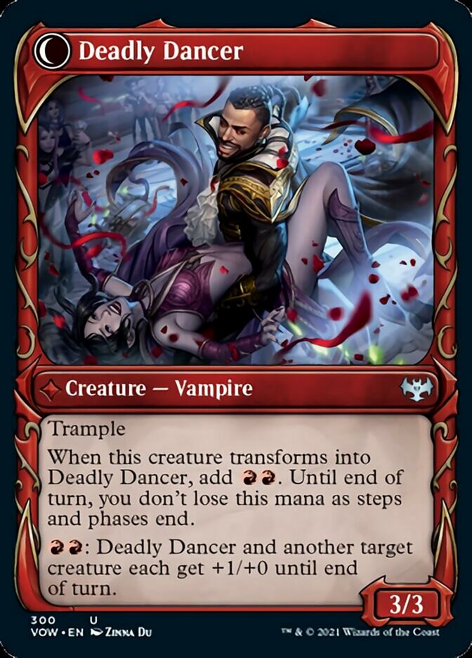 Alluring Suitor // Deadly Dancer (Showcase Fang Frame) [Innistrad: Crimson Vow] | Odin's Place