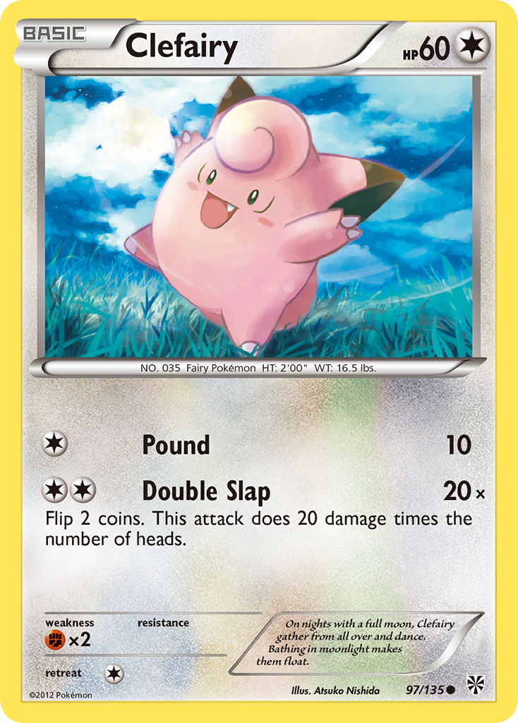 Clefairy (97/135) [Black & White: Plasma Storm] | Odin's Place