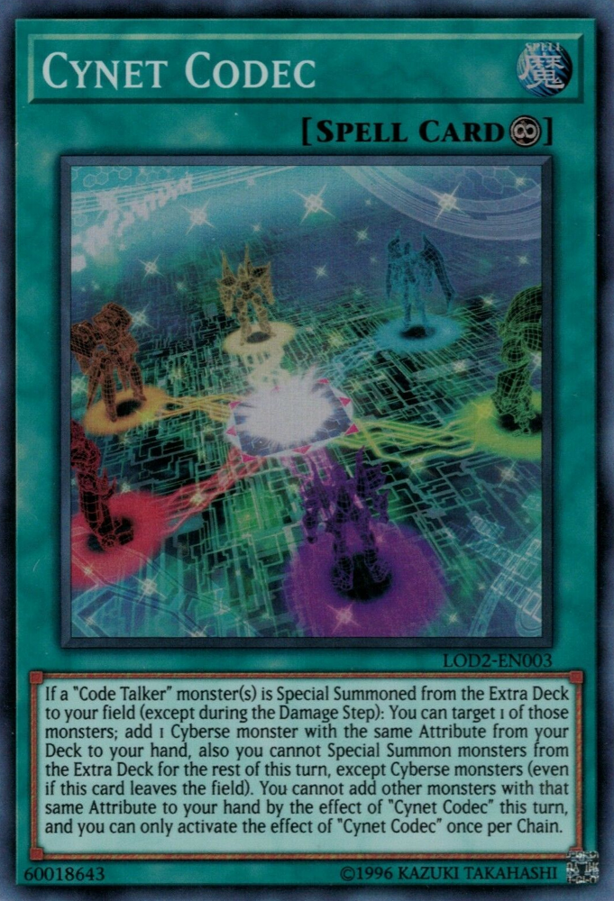 Cynet Codec (Legacy of the Duelist: Link Evolution) [LOD2-EN003] Super Rare | Odin's Place