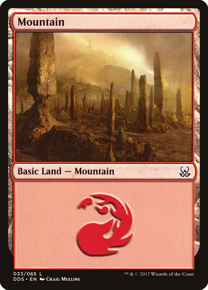 Mountain (33) [Duel Decks: Mind vs. Might] | Odin's Place